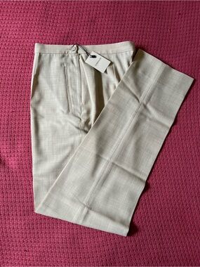 Tombolini Women Pant Alfa Wool Straight Leg New With Tags